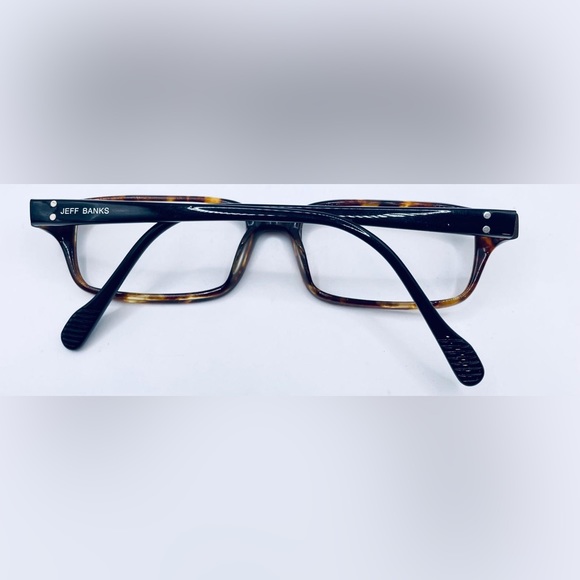 Vintage Jeff Banks B228 Tortoise Rectangular Sunglasses Frames Only - Picture 4 of 8